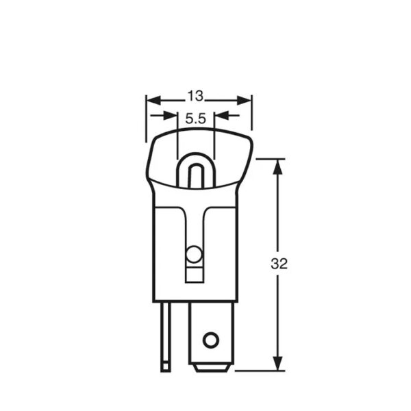 24V 1W WHITE BA9d 4910395 - Image 2