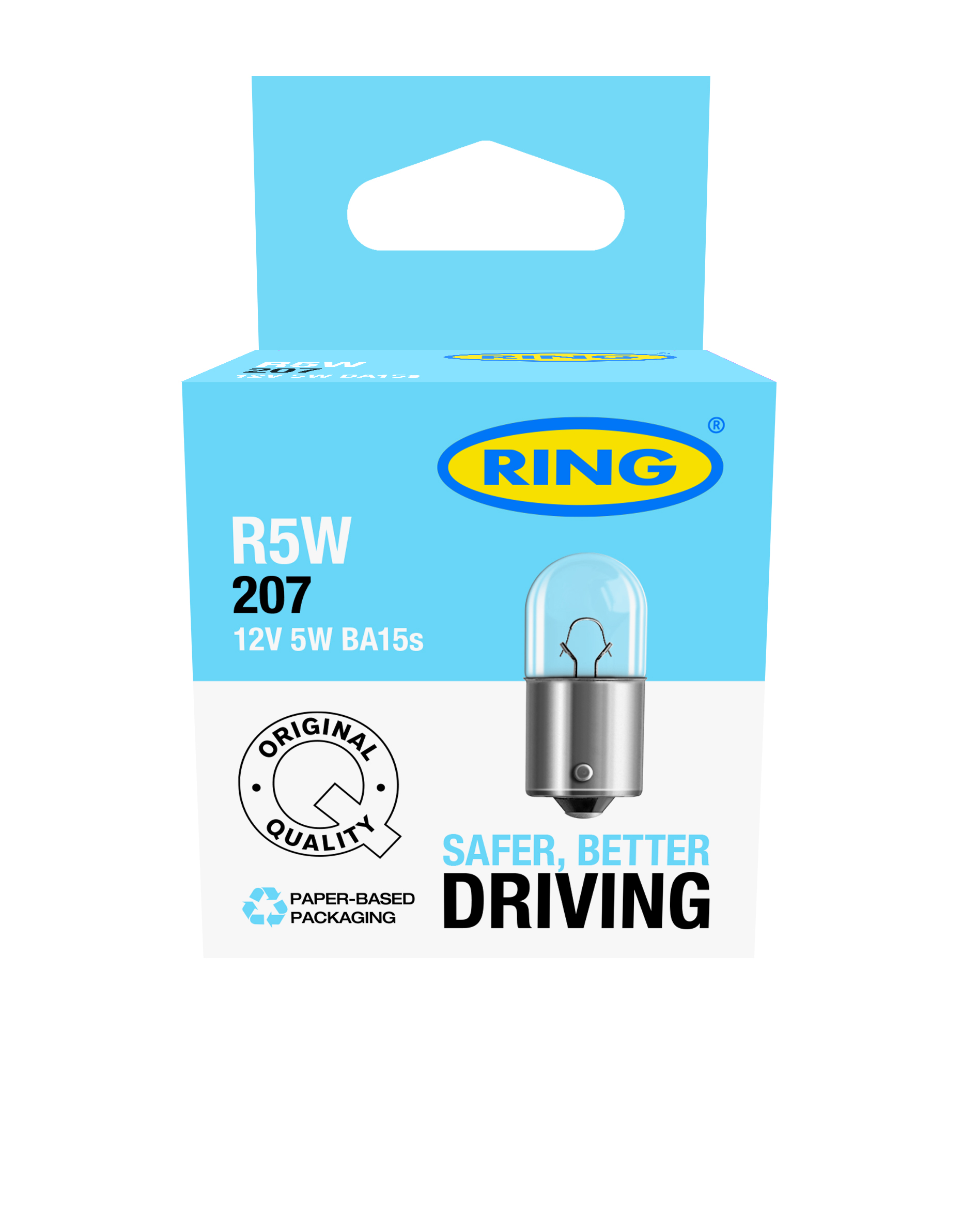 12V 5W BA15s R5W 2tk BLISTER RING RW207 - Pilt 4