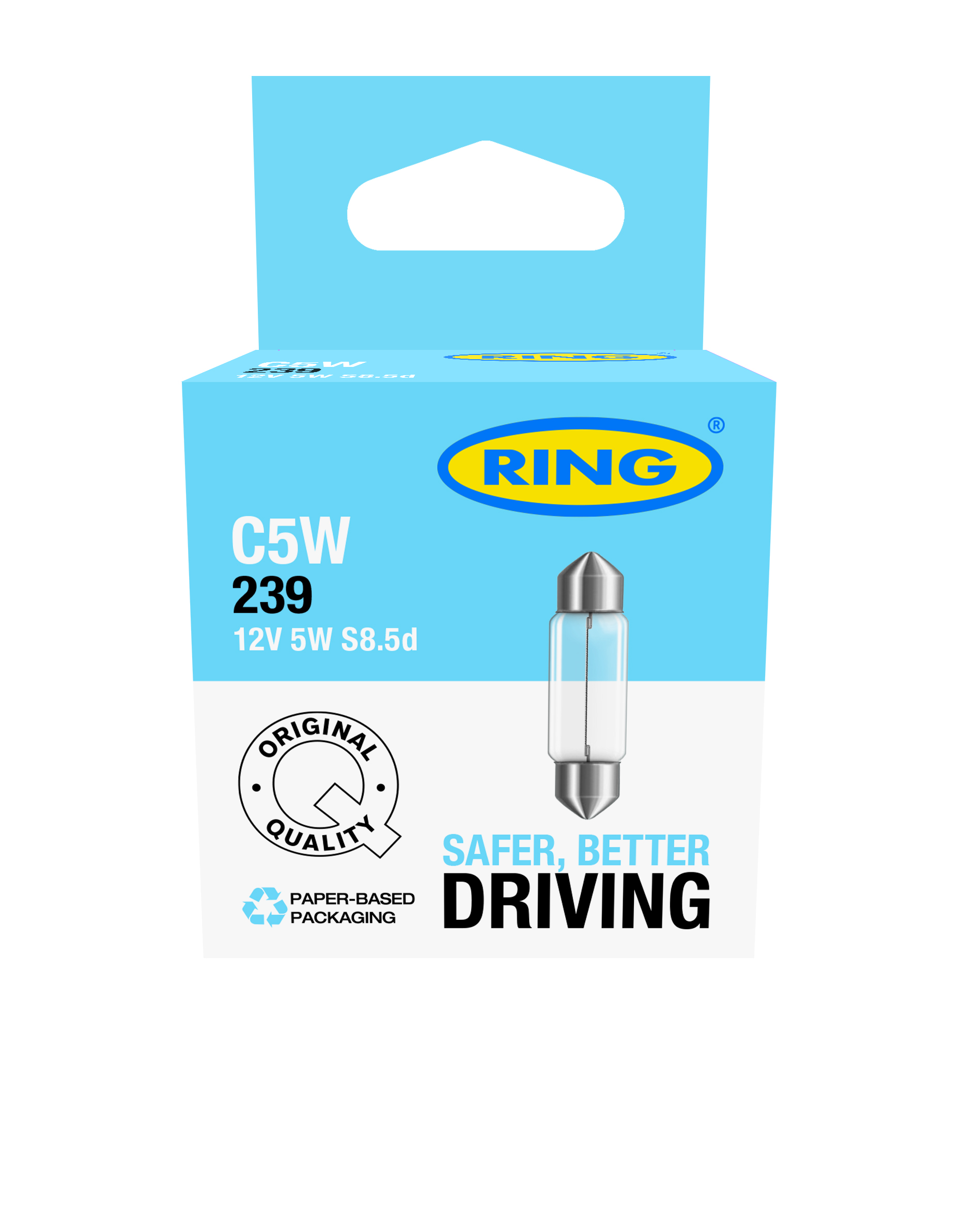 12V 5W C5W 2tk BLISTER RING RW239 - Pilt 4