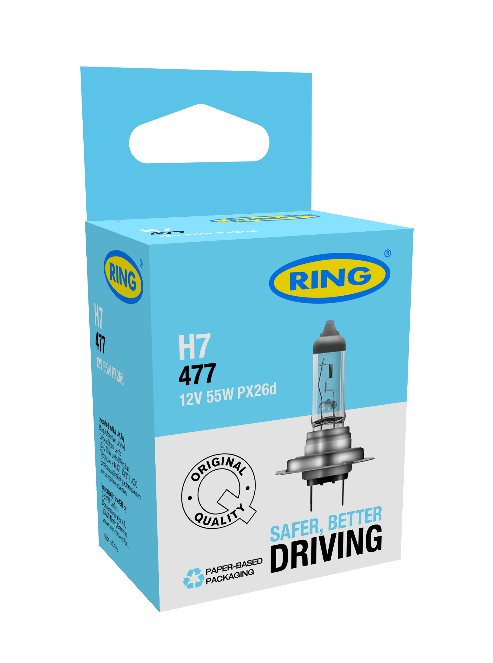 12V 55W H7 BLISTER RING RU477 - Pilt 3