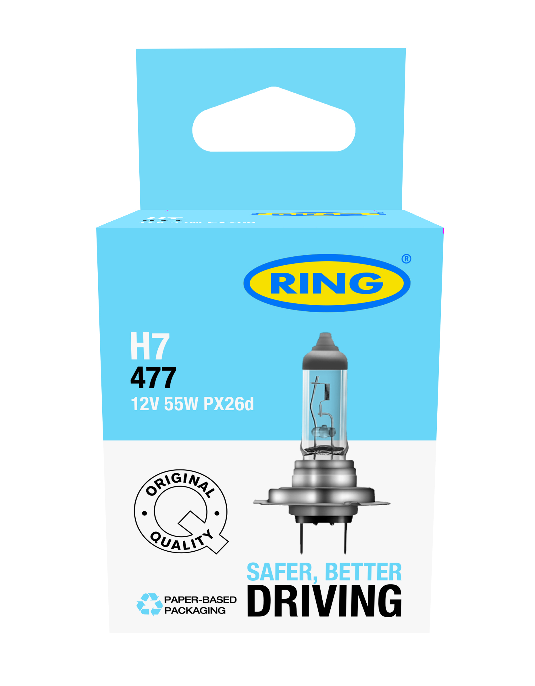 12V 55W H7 BLISTER RING RU477 - Pilt 4