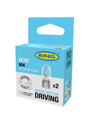 12V 3W W3W T10 2tk BLISTER RING RW504