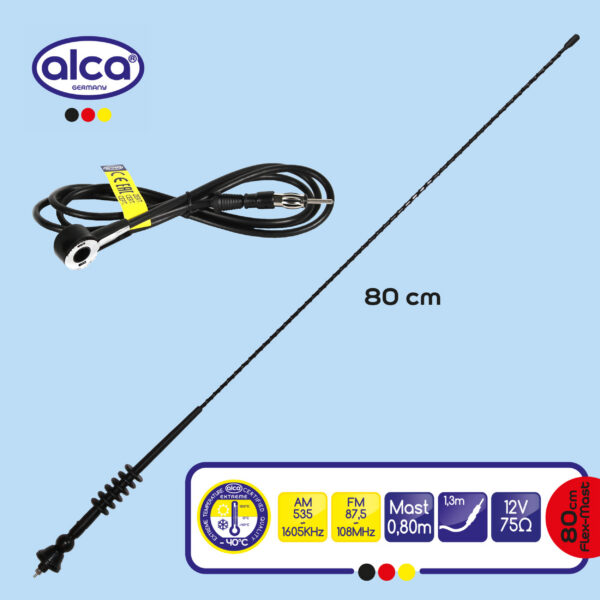 Antenn fiiber 80cm, kaabel 1,3m Alca A530000 - Image 2