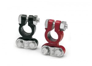 Akuklemmid punane-must "DE LUXE"  Bottari B24118