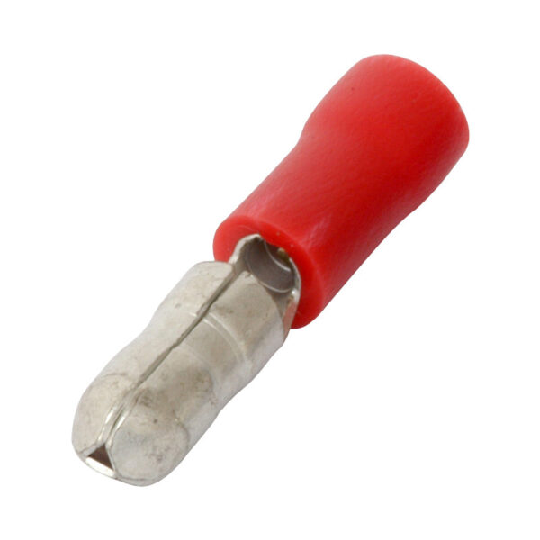 Juhtmeotsik torutüüpi punane 4mm isane 100tk 81054-547