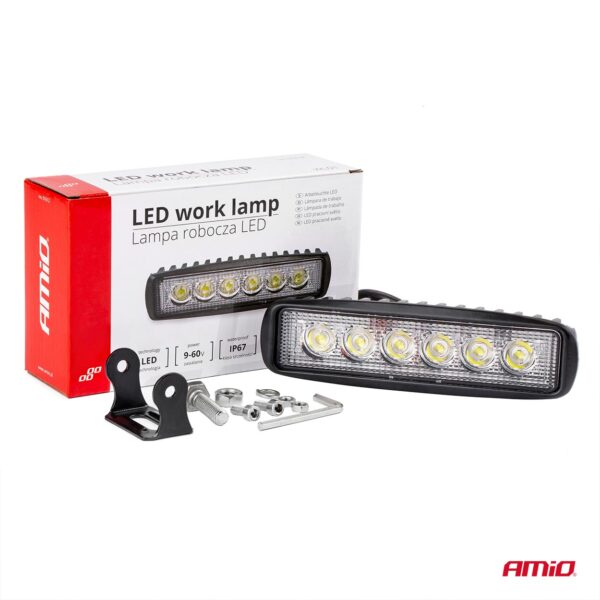 Töötuli AWL01 6 LED FLAT 9-60V Amio 01612 - Image 11