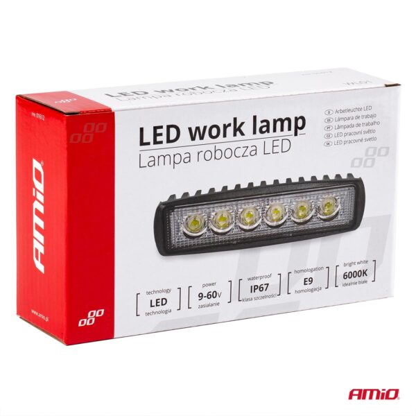 Töötuli AWL01 6 LED FLAT 9-60V Amio 01612 - Image 12