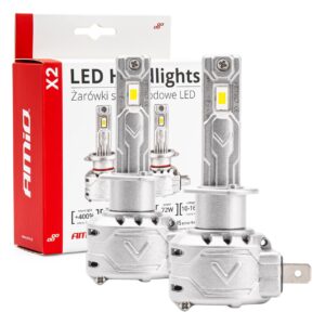 led esitule pirnid h1 72w x2 series canbus mini amio 02970