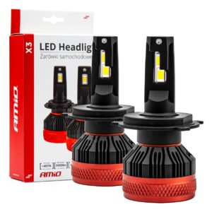 led esitule pirnid h4 90w x3 series canbus amio 02979