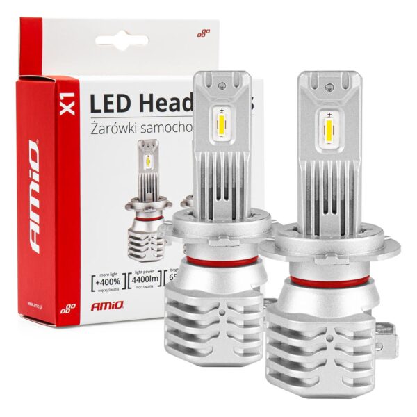 led esitule pirnid h7 40w x1 series mini amio 02966