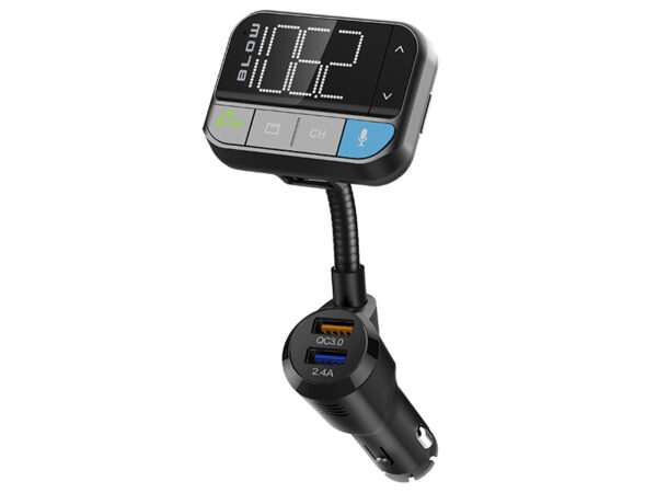 fm transmitter ekraaniga bluetooth kiirlaadija blow 74-165