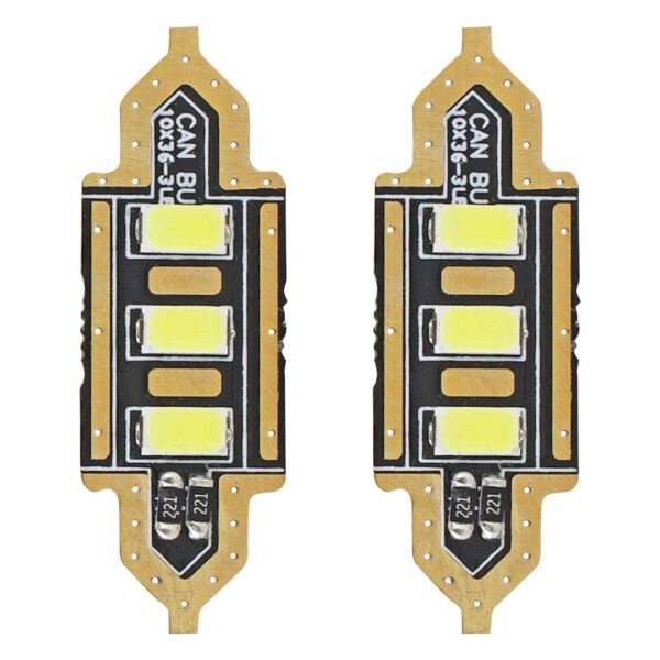 led standard c5w 12v 36mm 5730 3led amio 01449