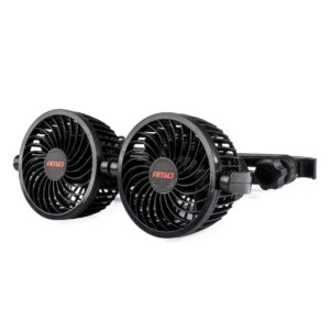 ventilaator 2x4 12v 2 kiirust peatoe kinnitus amio 03008