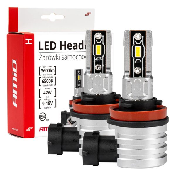 led esitule pirnid h8 h9 h11 h mini amio 03333