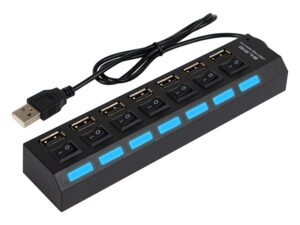 usb jaotur 7x lüliti ja lediga blow 86-073 hasmar auto