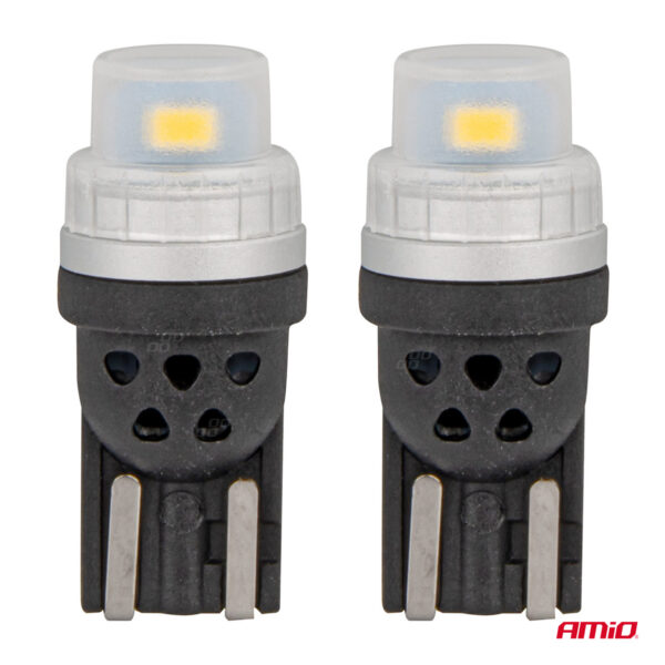 LED pirnid 360° Pure Light Series 2xSMD T10 12/24V Amio 03726 - Image 3