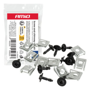 kruvide ja kinnitusplaatide komplekt 18mm ⌀5mm 10tk amio 05032 hasmar auto