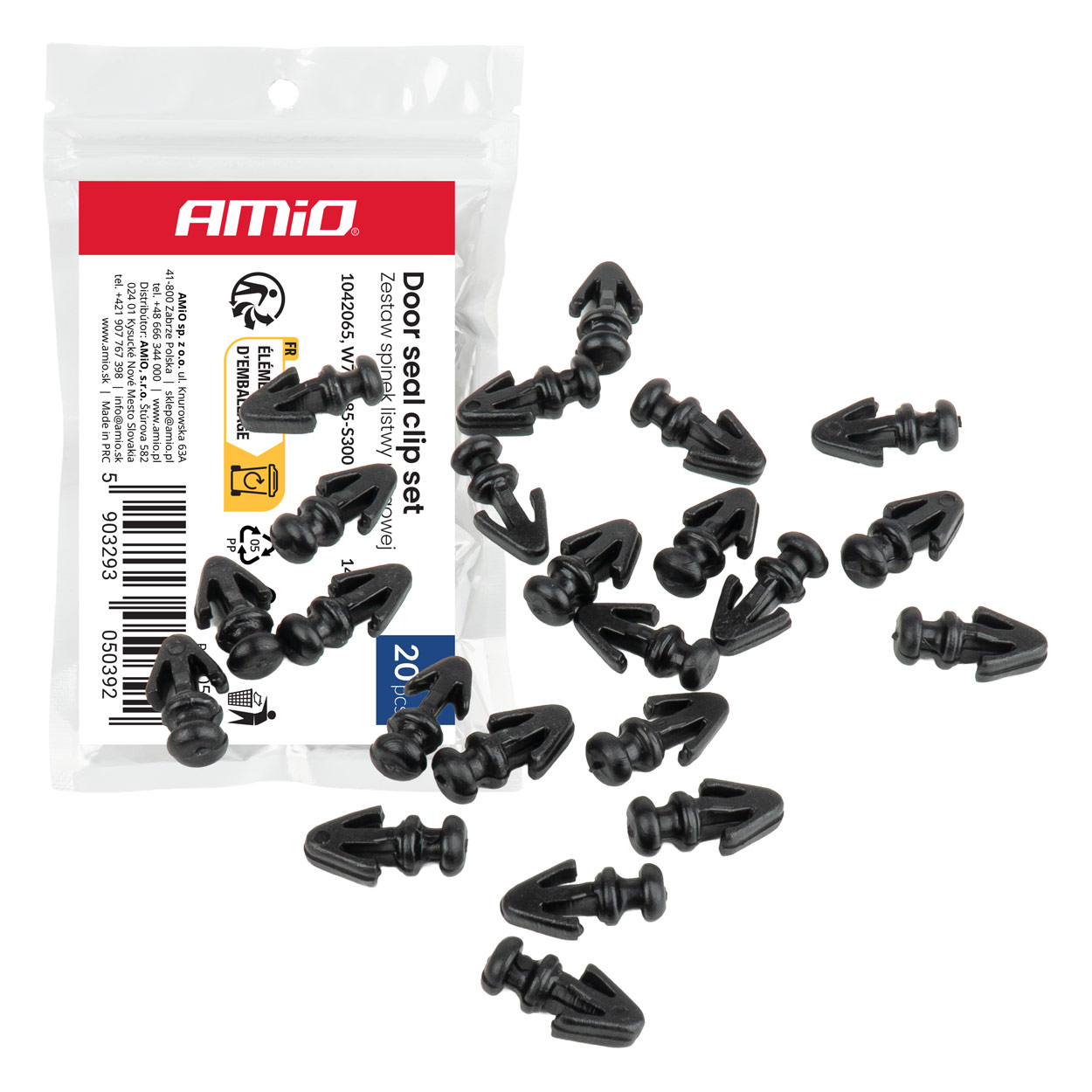 lävepaku tüüblite komplekt 14 8mm 20tk amio 05039 hasmar auto
