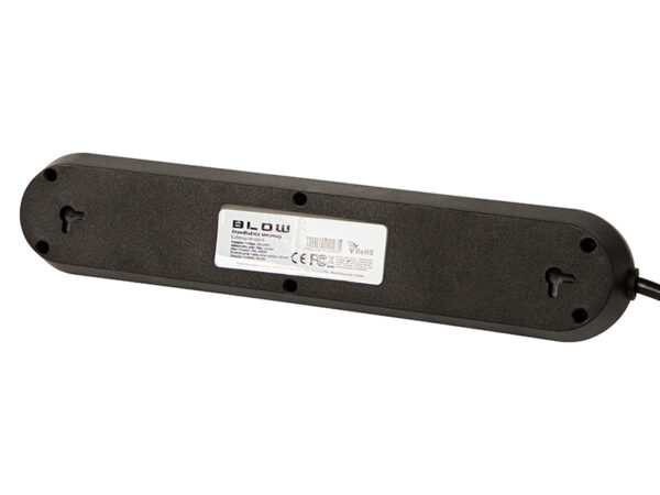 Pikendusjuhe lülitiga 230V 2m 3xUSB must 98-226 - Image 3
