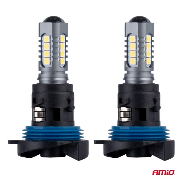 LED HP24W CANBUS pirnid 3030 18SMD 12V/24V Amio 02803 - Image 2