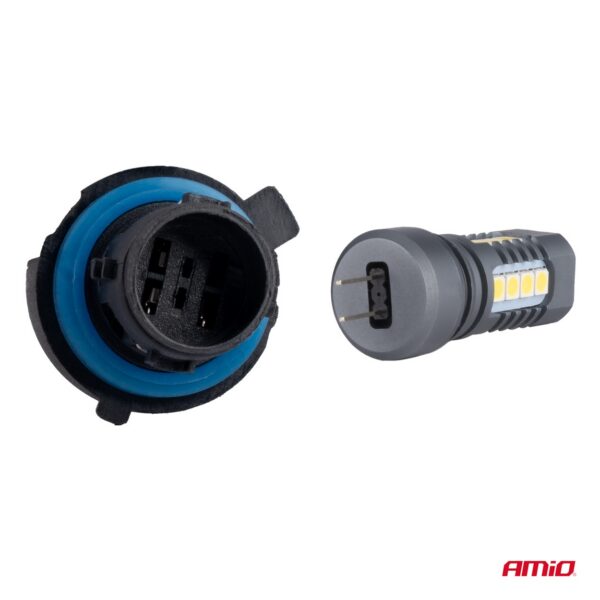 LED HP24W CANBUS pirnid 3030 18SMD 12V/24V Amio 02803 - Image 3