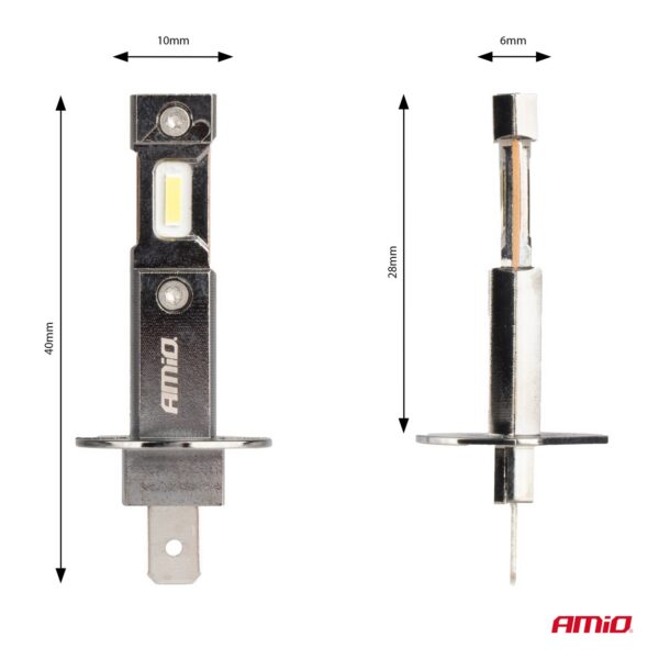 LED-esituled hübriidseeria H1 6000K Canbus 60W AMIO 04112 - Image 4