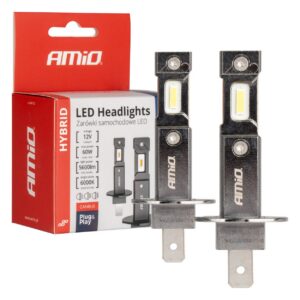 led esituled hübriidseeria h1 6000k canbus 60w amio 04112 hasmar auto