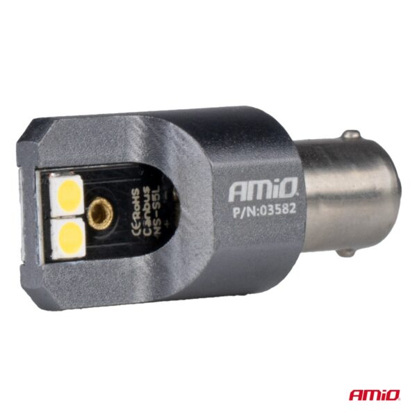LED BA9S 12/24V 4x3030 SMD  CANBUSPRO Amio 03582 - Image 3