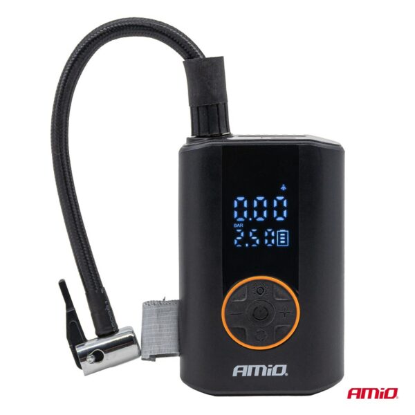 Kaasaskantav kompressor akuga LED 40W USB-C ACOMP-25 Amio 04414 - Image 4