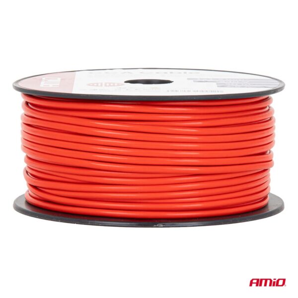 Kaabel punane CCA 1x1,5mm2 50m 7,5A 12/230V Amio 04452 - Image 3