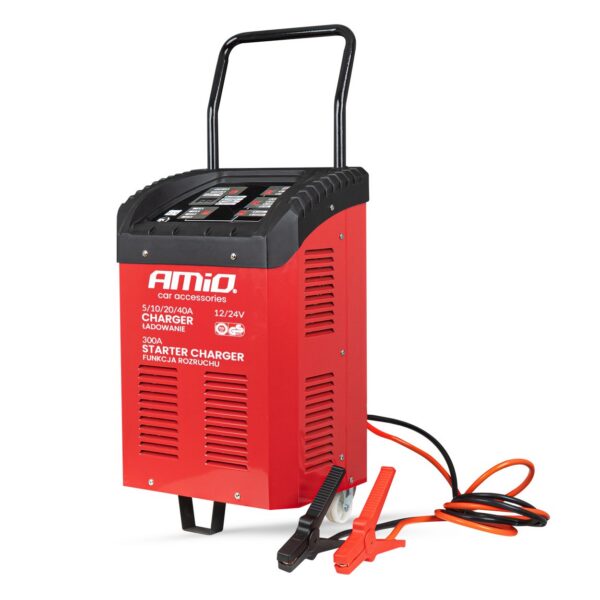 akulaadija käivitusabiga max 40a 12v-24v käivitusvool 300a amio 04500 hasmar auto