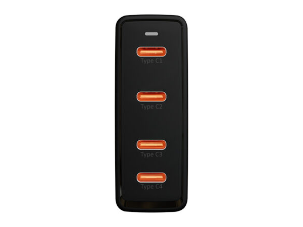 Seinalaadija USB-Cx4 PD 100W GAN must 76-031 - Image 3