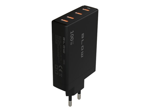 Seinalaadija USB-Cx4 PD 100W GAN must 76-031 - Image 4