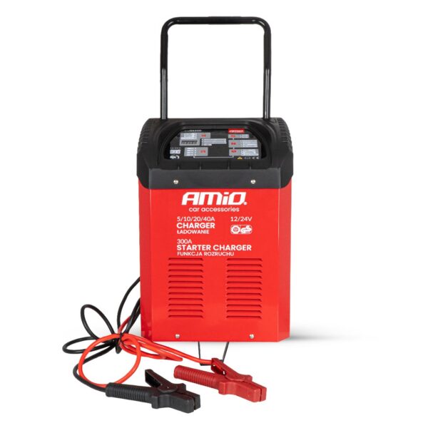 Akulaadija käivitusabiga max.40A,12V/24V, käivitusvool 300A Amio 04500 - Image 2