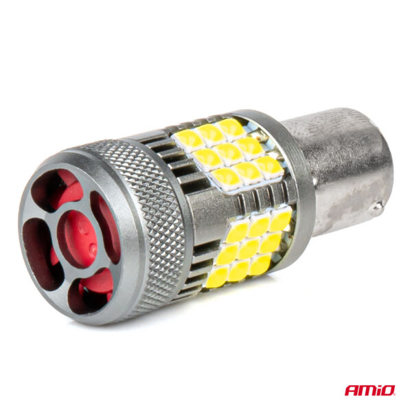LED CANBUS PRO BA15S P21W 36x3030SMD VENT 12/24V Amio 03722 - Image 3