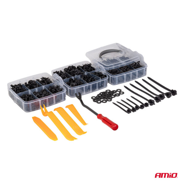Auto tüüblite komplekt + tööriistad 650-osa Amio 04433 - Image 5