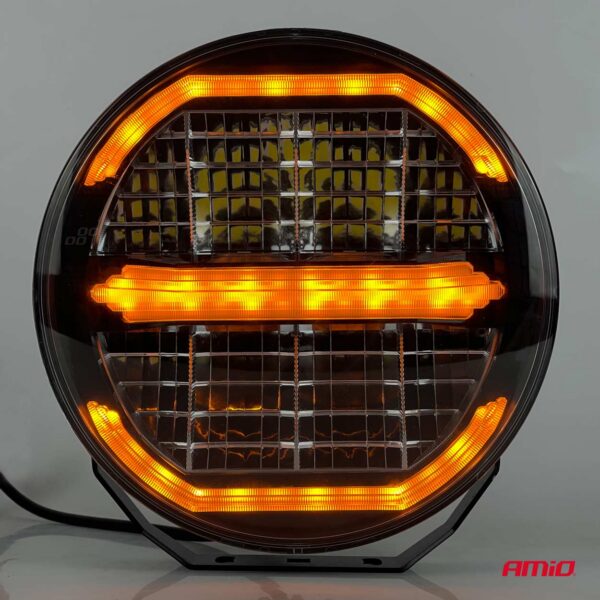 LED-kaugtuli ümmargune gabariiditule funktsiooniga 109W 9-36V Amio 04534 - Image 3