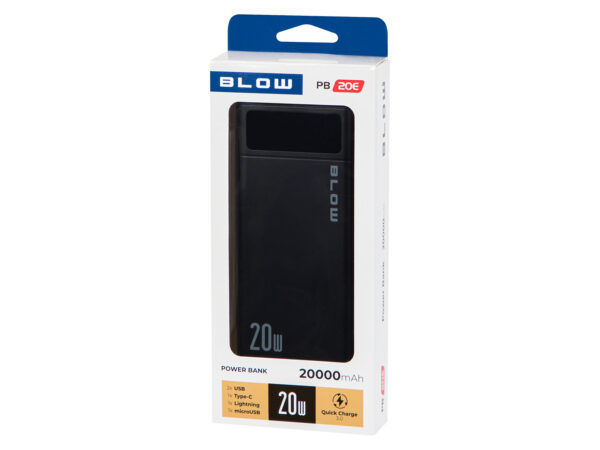 Akupank 20000mAh QC+PD 20W display must Blow 81-147 - Image 5