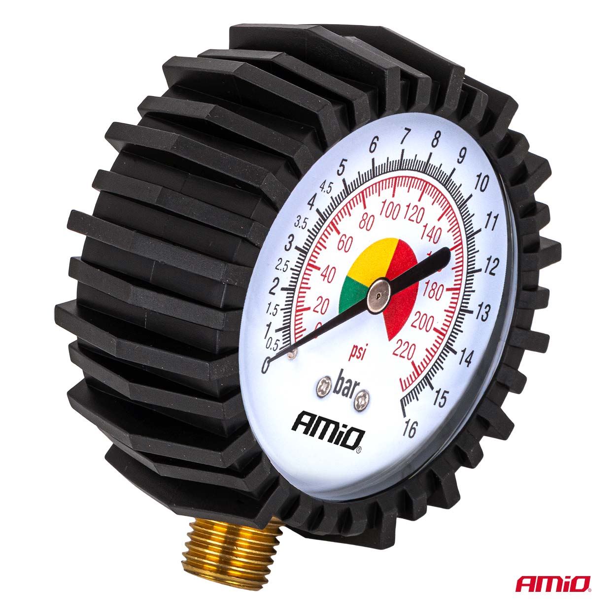 Mehaaniline manomeeter 1/4" keere 16 bar Amio 04467 - Image 6