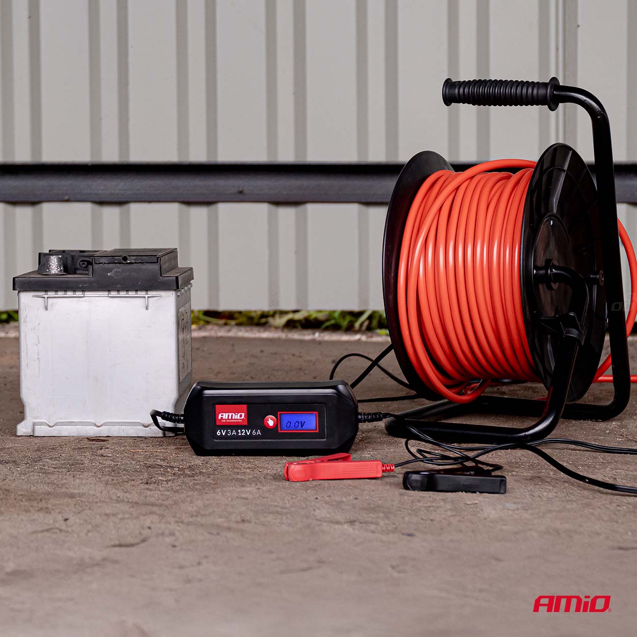 Digitaalne akulaadija STD GEL AGM WET MAX 6A 6/12V Amio 04524 - Image 2