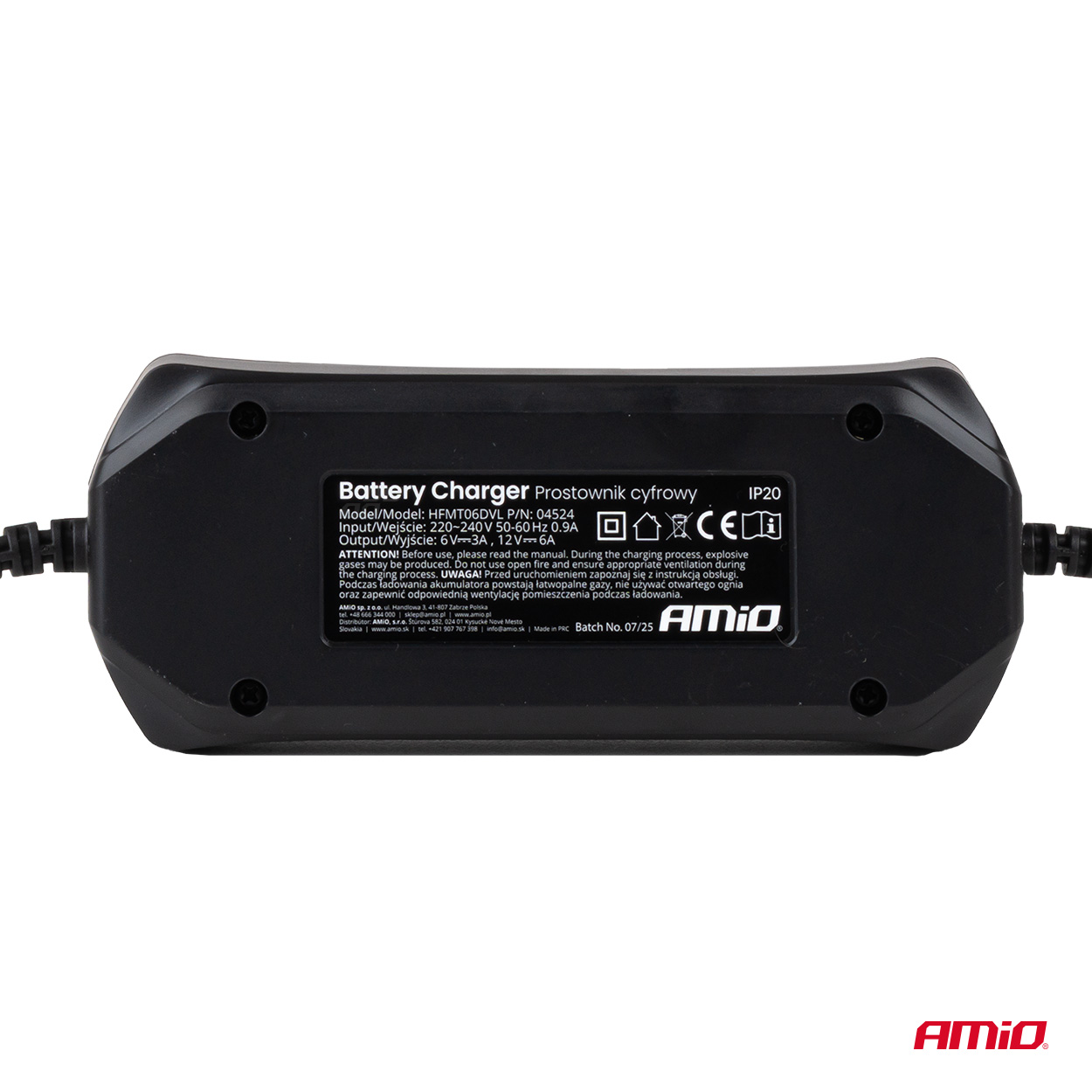 Digitaalne akulaadija STD GEL AGM WET MAX 6A 6/12V Amio 04524 - Image 4