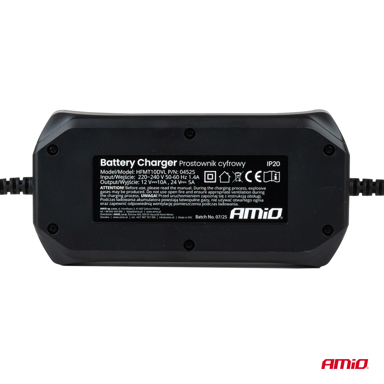 Digitaalne akulaadija STD GEL AGM WET MAX 10A 12/24V Amio 04525 - Image 4