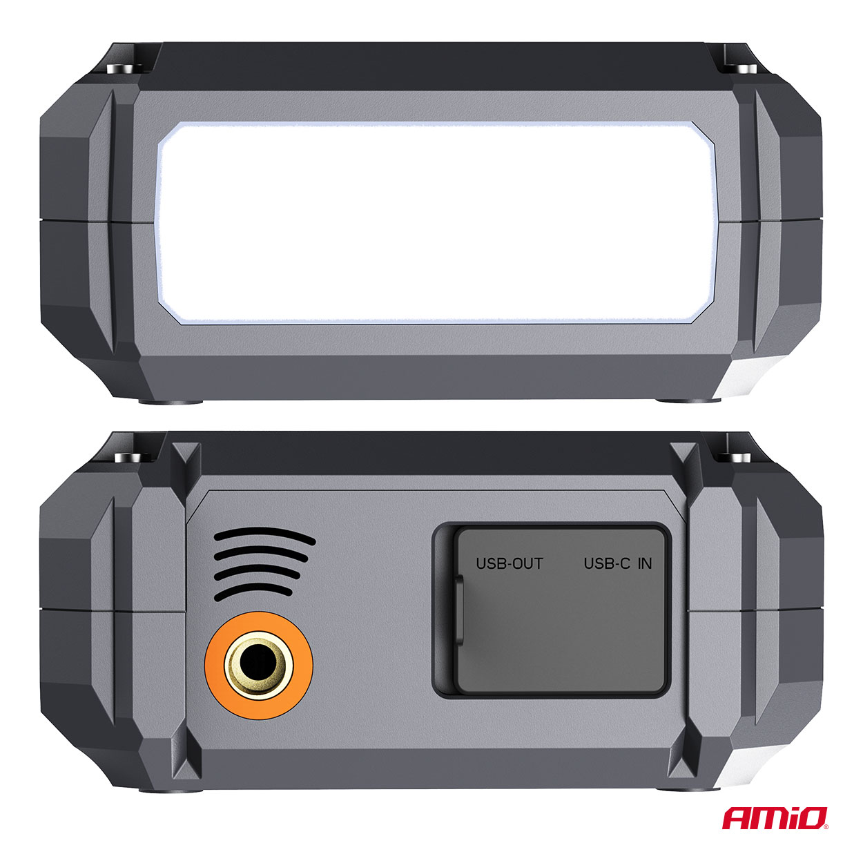 Kaasaskantav 4-in-1 käivitusabi/LED/õhukompressor/akupank 12V 7,2Ah 600A Amio 04674 - Image 9