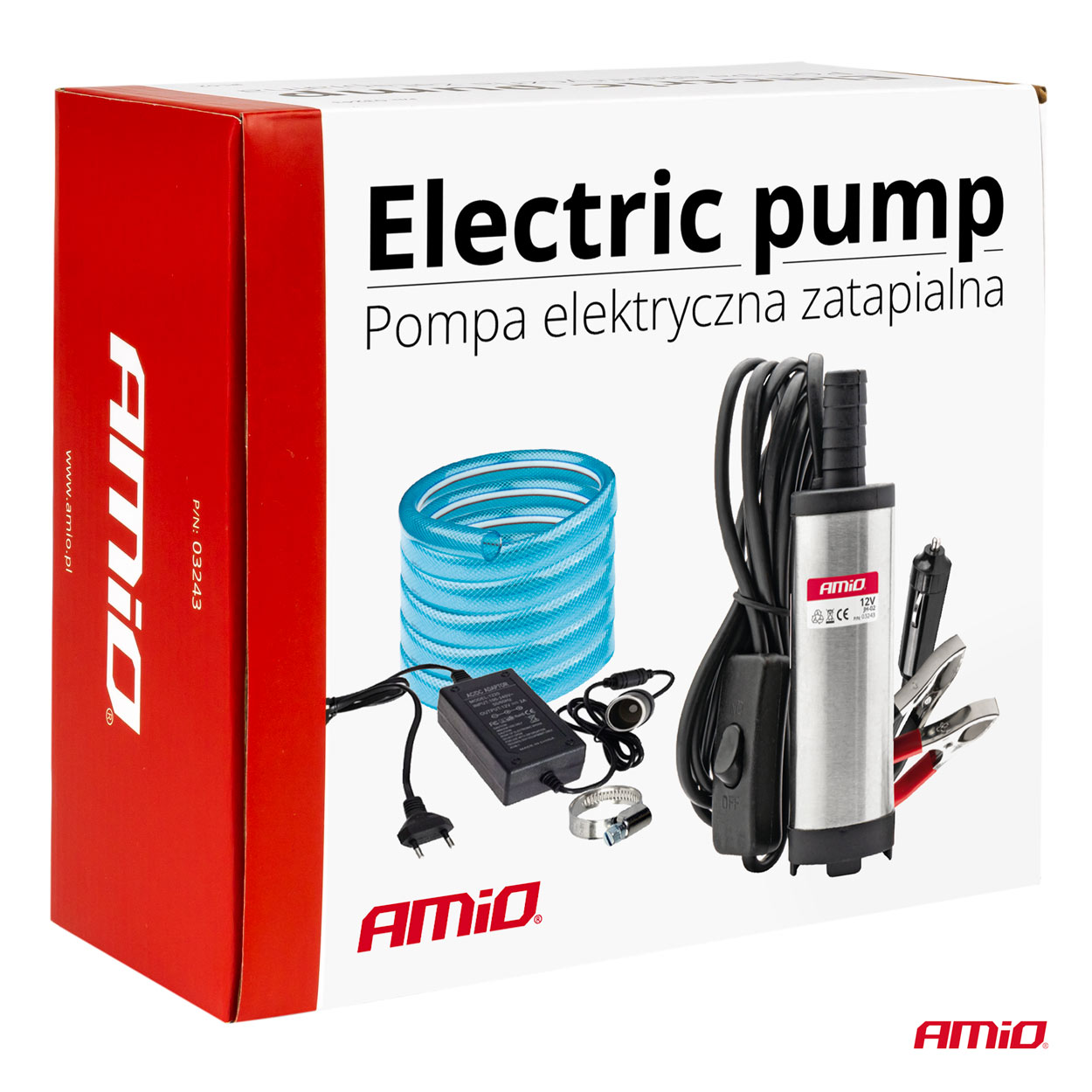 Elektriline diiselpump 12V/230V sukeldatav Ø 38mm voolikuga Amio 03243 - Image 11