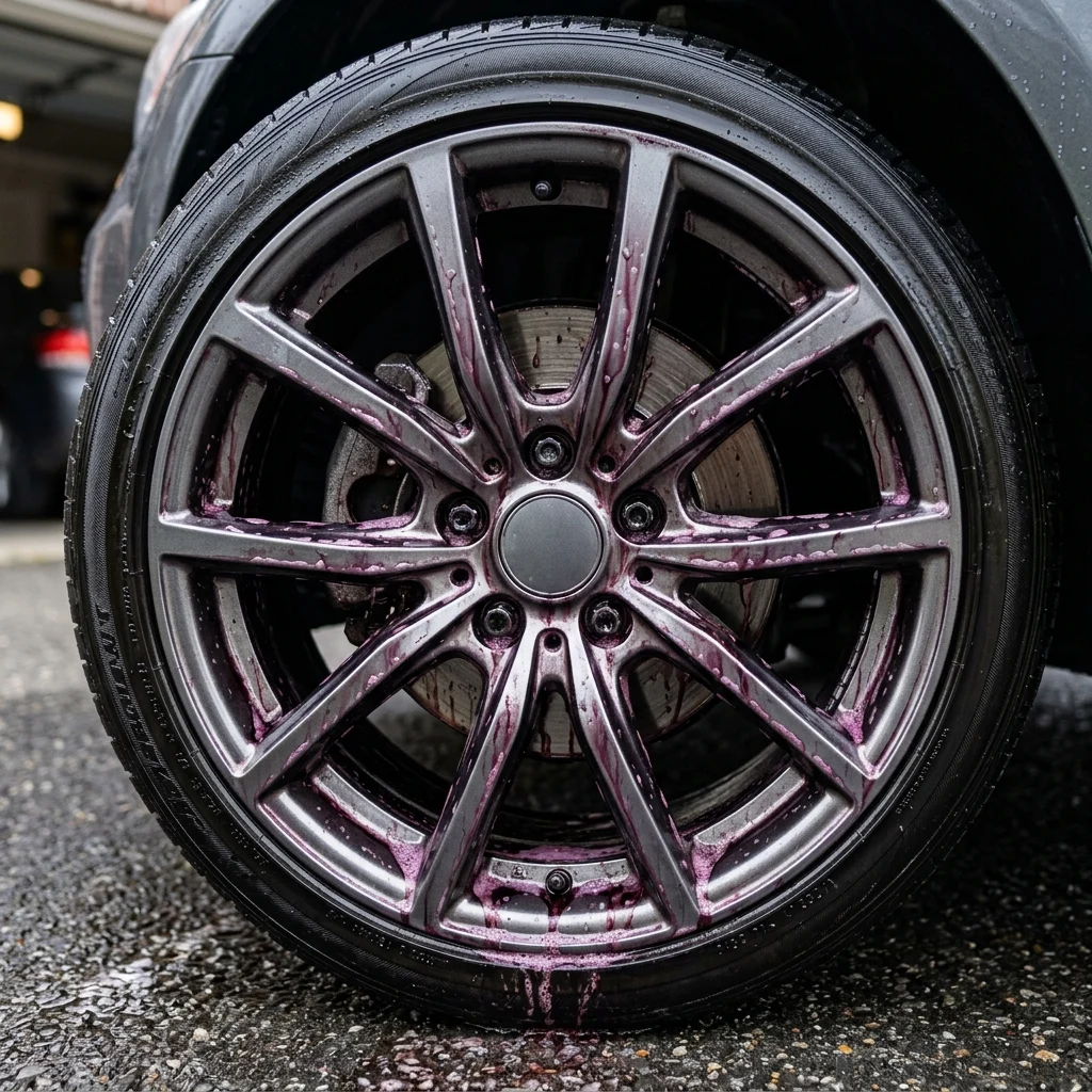 Lillaks muutuv puhastusvahend