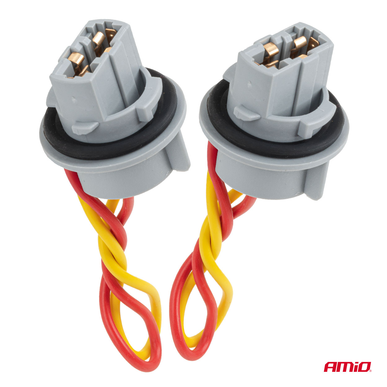 Pirni pesa T20 12V W21W 2tk Amio 04833 - Image 2