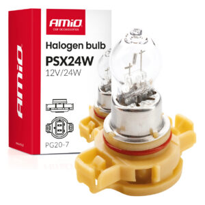 halogeenpirn psx24w pg20-7 12v 24w 1tk amio 04411 hasmar auto