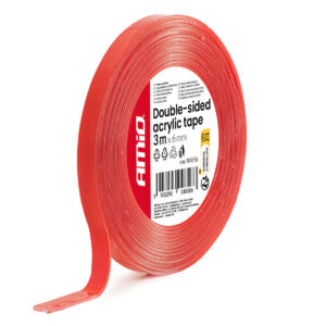 kahepoolne tugev akrüülteip 6mm x 3m x 1mm amio 04856 hasmar auto