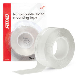 korduvkasutatav kahepoolne nanokinnitusteip 30mm x 3m x 1mm amio 04848 hasmar auto