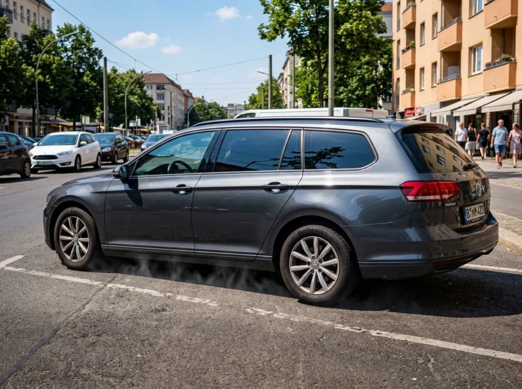toonitud auto päikese käes